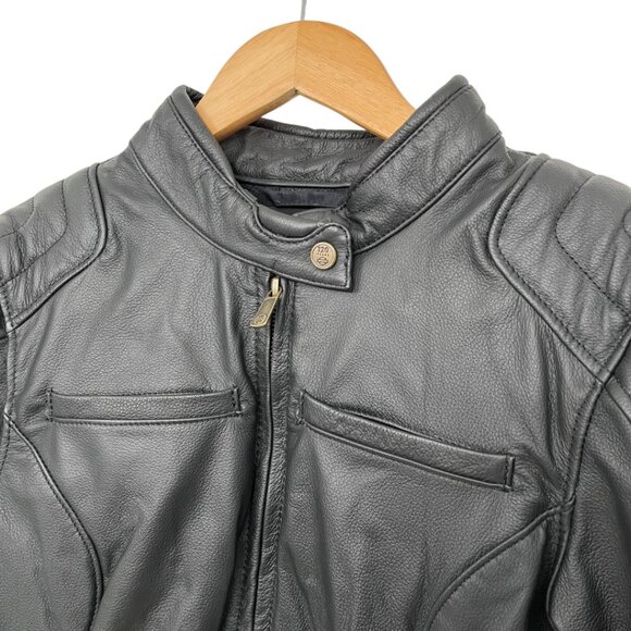Harley-Davidson® Women's Leather Motorcycle Jacket Large - Picture 4 of 16